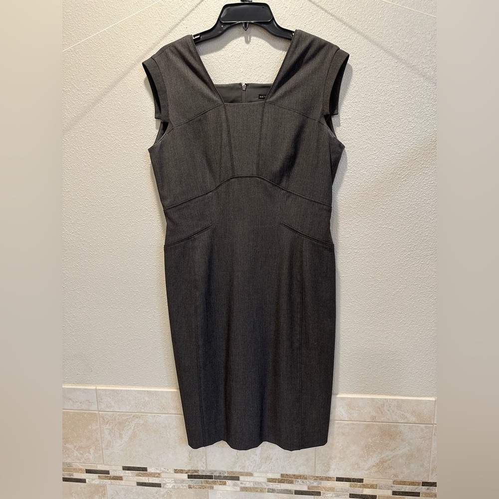 Antonio Melani dress size 10 charcoal gray.